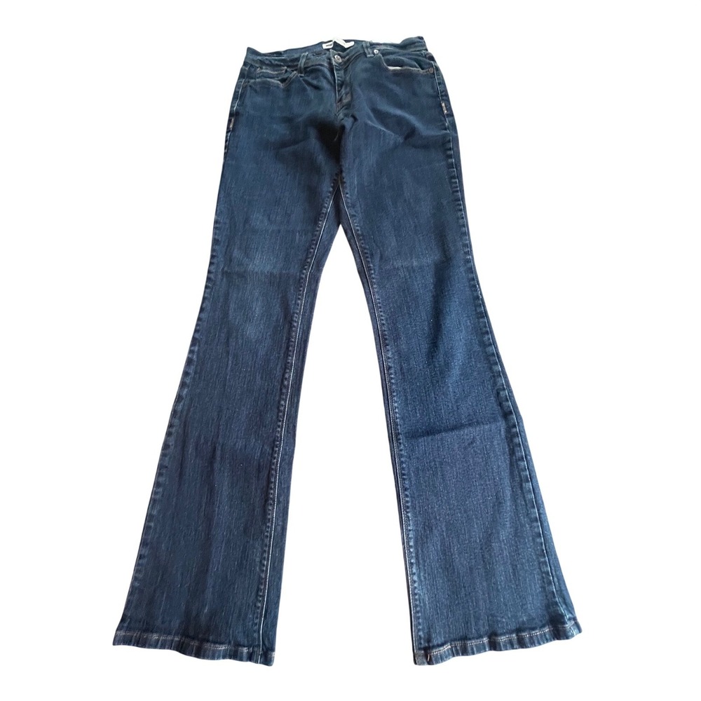 Levis 515 Boot Cut Jeans Womens 10 Dark Wash Stretch Flap Pocket Denim Pants